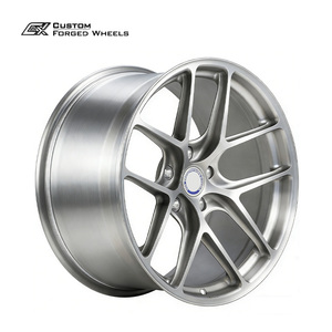 Rines Deportivos Forjados Monobloque Ligeros Plateados de <span class=keywords><strong>5</strong></span> Radios de <span class=keywords><strong>18</strong></span> y 19 Pulgadas para Porsche 911 GT2 RS - Product Image 1