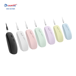 Ratón Recargable MW-007MR-5D con Colores Personalizados, Ratón Inalámbrico 2.4G <span class=keywords><strong>y</strong></span> Bluetooth para Computadora, Diseño Exclusivo, Carga Tipo C - Product Image 4