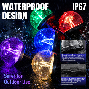 Luz <span class=keywords><strong>de</strong></span> Globo Pixel RGBW Programable <span class=keywords><strong>de</strong></span> 65 mm, Blanco Cálido, DC24V DMX512 IP67, para Proyectos <span class=keywords><strong>de</strong></span> Instalación Creativa en Salas <span class=keywords><strong>de</strong></span> Exposiciones y Escenarios - Product Image 6