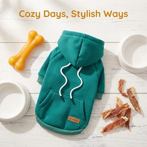 Sudadera con Capucha para Perros Bichón, Estilo Casual, para Perros Pequeños y Medianos, Nueva Colección <span class=keywords><strong>de</strong></span> Invierno, Lavable a Máquina, Venta al Por Mayor Internacional - Product Image 2