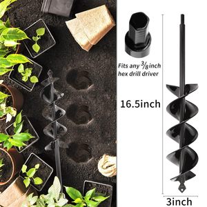 3.5x16Inch Khoan Khoan <span class=keywords><strong>Bit</strong></span> Cho Trồng Mở Rộng Chiều Dài Vườn Khoan Xoắn Ốc Khoan <span class=keywords><strong>Bit</strong></span> Cho Trồng Bóng Đèn Hoa Trồng Khoan - Product Image 5