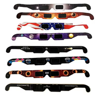 Lunettes d'éclipse solaire certifiées CE ISO pour l'observation directe du soleil
