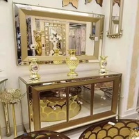 Meuble miroir design moderne de bonne qualité, extensible, pour la maison, le salon, la chambre, le couloir, l'école, les tables basses