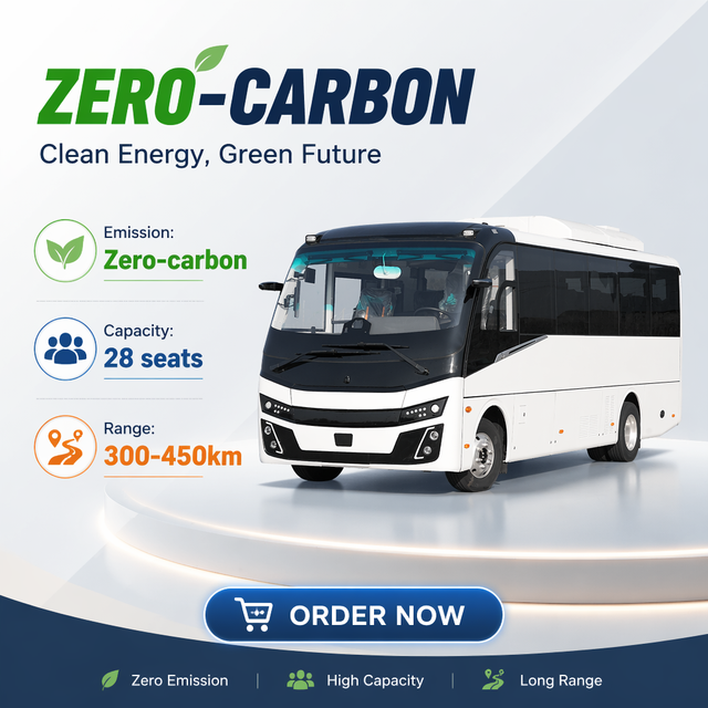 Electric Bus Premium 7.8m Highway Bus for Africa School Shuttle 30 Seater EV Coach With CATL Battery Zero Emission