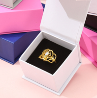 Coffret Cadeau de Luxe Personnalisé en Carton Rigide Aseptique pour Haute Joaillerie, Personnalisable avec Gaufrage Mat et Estampage à Chaud Élégant de 2 mm