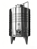 Réservoir de stockage et de mélange vertical de 5000L en acier inoxydable SUS316L pour liquides chimiques de traitement de l'eau, avec pompe à engrenages à économie d'énergie, marque HENGYU
