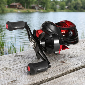 Carretes de Pesca de Lanzamiento Largo con Bobina de Metal/Nylon, Señuelo Artificial, Cuerpo de Plástico, Freno Magnético 7.2:1 - Product Image 3
