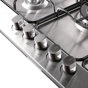 Piano Cottura a Gas Integrato RAF con 5 Bruciatori, Pannello in Acciaio Inox e Potenza Uniforme, Progettato per una Cucina Domestica Multiuso Efficiente - Product Image 6