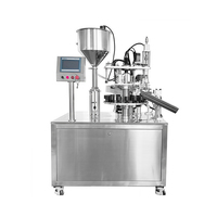 Machine de remplissage et de bouchage semi-automatique pour flacons de parfum liquides roll-on 2 en 1, petite machine de remplissage et de bouchage de bouteilles en verre