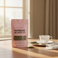 OEM/ODM Remedy Restore Thé aux herbes saveur menthe verte, soutien naturel de l'équilibre hormonal pour le cycle menstruel, thé santé en vrac