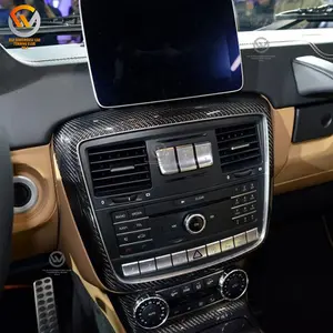 Panneau de garniture intérieure de tableau de bord en Fiber de carbone pour 13 ~ 18 Mercedes W463 classe G G550 G63 AMG
