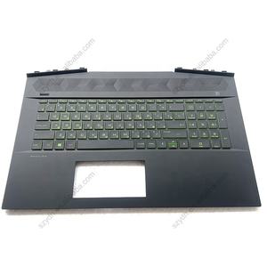 Repose-paume pour ordinateur portable avec clavier rétro-éclairé RU pour <span class=keywords><strong>HP</strong></span> Pavilion <span class=keywords><strong>Gaming</strong></span> <span class=keywords><strong>17</strong></span> <span class=keywords><strong>17</strong></span>-cd0000 <span class=keywords><strong>17</strong></span>-CD TPN-C142 - Product Image 3