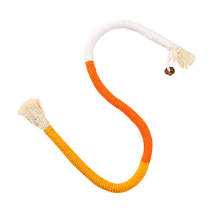 Nueva cuerda para masticar para gatos, juguete para limpiar los dientes, cuerda de algodón ecológica, juguete con hierba gatera, cuerda de algodón colorida - Product Image 5