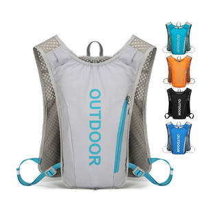 Gilet d'hydratation multifonctionnel en nylon pour la course à pied, veste de course sans manches, sécurité réfléchissante, sac à dos d'eau pour <span class=keywords><strong>le</strong></span> sport, pour <span class=keywords><strong>le</strong></span> cyclisme - Product Image 1