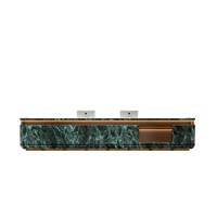 Comptoir de réception oblong pour hôtel et bar, caisse de luxe légère en MDF, ensemble complet sur mesure haut de gamme pour service commercial et bureautique