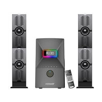 Sistema de Audio para el Hogar, Altavoces RGB Multimedia para Computadora de Escritorio, Subwoofer 2.1, Sistema de Cine en Casa, Altavoces BT con Subwoofer