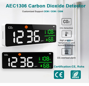 맞춤형 학교 유치원 LED 디스플레이 NDIR 공기질 <span class=keywords><strong>CO2</strong></span> 모니터 미터 와이파이 데스크탑 <span class=keywords><strong>CO2</strong></span> 감지기 - Product Image 3