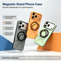 Coque de téléphone magnétique rotative à 360 degrés en gros pour Samsung S25 Ultra, accessoires de téléphone pour iPhone 17 Pro Max 18 17 16