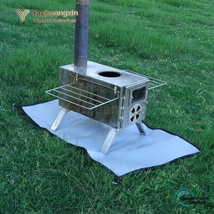 Fiberglass Composite Flame Retardant Fabric Fireproof Mat 120x100cm Grey Outdoor Use - Product Image 4