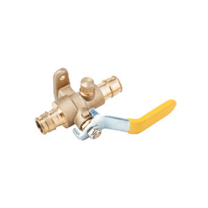 <strong>WIRSBO</strong> Drop Ear Ball Valve W/DRAIN 1/2" Long Handle Ball Valve - Product Image 4