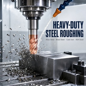 ชุดดอกกัดงานหยาบแบบหยัก HRC55 4 ฟลุต  พร้อมเคลือบ TISIN สำหรับเครื่องจักรกล - Product Image 2