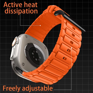 สายนาฬิกาซิลิโคนดัดแปลง tschick สำหรับ <span class=keywords><strong>Apple</strong></span> <span class=keywords><strong>Watch</strong></span> ULTRA 2 49mm 10 <span class=keywords><strong>8</strong></span> 7 6 5 4 3 2 1 SE 40มม. 44มม. 45มม. - Product Image 4