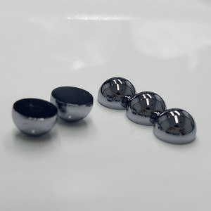 Yüksek hassasiyetli 0.2mm 0.3mm 0.5mm 0.6mm 1mm 2mm BK7 K9 safir JGS1 mikro optik cam yarım yuvarlak <span class=keywords><strong>Lens</strong></span> AR kaplama ile - Product Image 3