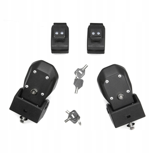 Anti-Theft Locking Hood Latches with Key for Jeep Wrangler JL Gladiator JT OEM Style Hood Lock Catch Latch Kit <strong>Engine</strong> - Product Image 1