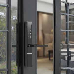 Tốt nhất NFC vân tay không dây nhà thông minh khóa cửa văn phòng vật liệu nhôm loại chìa khóa mật khẩu dữ liệu kính cửa gỗ-cho khách sạn - Product Image 6