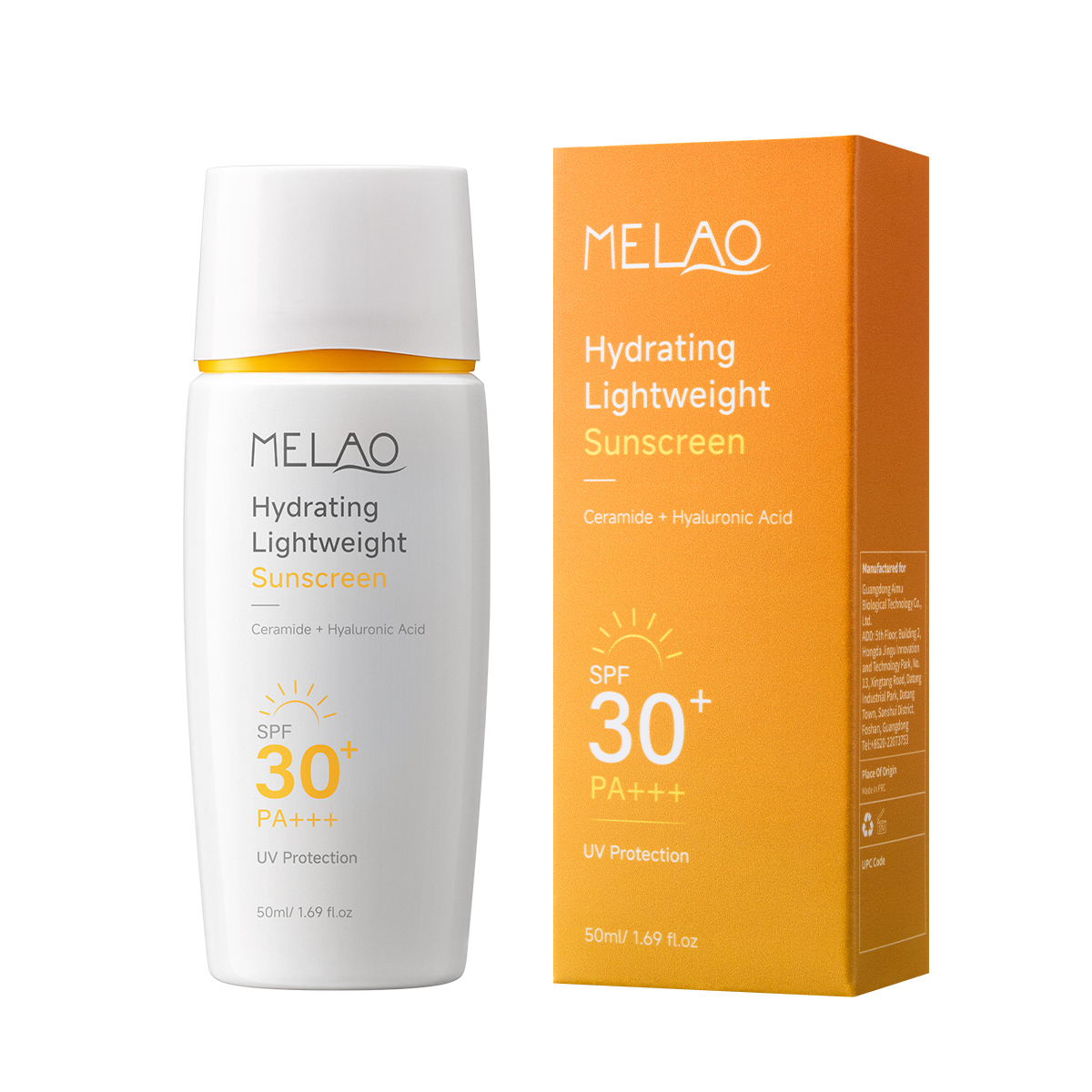 ครีมกันแดดเนื้อบางเบา ให้ความชุ่มชื้น 50 มล. (SPF30+)