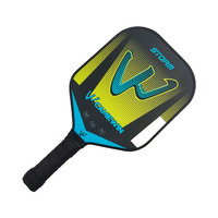 Raquette de padel en fibre de carbone personnalisée 18K avec filet en nylon