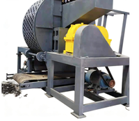 Broyeur multifonctionnel à double arbre, broyeur industriel pour le recyclage de divers déchets solides