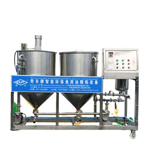 Professional mini palm oil refining machine to refine vegetable oil