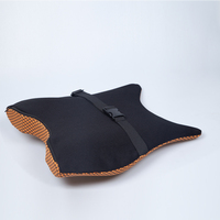 Oreiller de soutien lombaire en mousse à mémoire de forme Coussin de siège de voiture Chaise de bureau Dossier Confort Gel de refroidissement Coussin de soulagement des douleurs dorsales