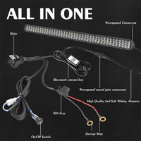 Kit barre lumineuse LED RGB 40 pouces 228W avec contrôle d'application multicolore pour UTV ATV 4x4 Offroad Cars Accessoires d'éclairage