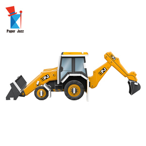 Hot bán nhà máy tùy chỉnh bé trai xe câu đố đồ chơi bọt máy ủi Máy xúc mini 3D Câu Đố tông đồ chơi - Product Image 3