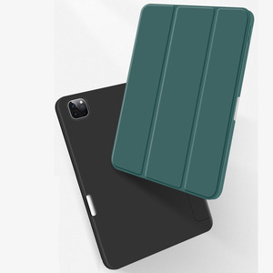 เคสแบบพับสามตอนสำหรับ <span class=keywords><strong>iPad</strong></span> Air 10.9 <span class=keywords><strong>นิ้ว</strong></span> และ <span class=keywords><strong>Pro</strong></span> <span class=keywords><strong>11</strong></span> <span class=keywords><strong>นิ้ว</strong></span> รุ่นปี 2022/2021/2020/2018 พร้อมช่องใส่ดินสอและฝาปิดป้องกัน - Product Image 2