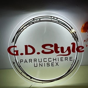 Segno del muro 3D targhe personalizzate decorazione Logo ufficio specchio per ufficio segno acrilico 30 12 1 Set - Product Image 5