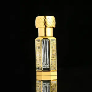 CJ-UV Commercio All'ingrosso di Stampa di Piccolo Ottagonale A Forma di Arabian Oud Olio di Profumo Vuota Bottiglia di Vetro <span class=keywords><strong>Con</strong></span> Vetro Bastone - Product Image 1