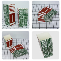 Vente en gros de boîtes de pop-corn jetables bon marché, seau à pop-corn en papier imprimé de logo de taille personnalisée, boîtes d'emballage alimentaire pour pop-corn