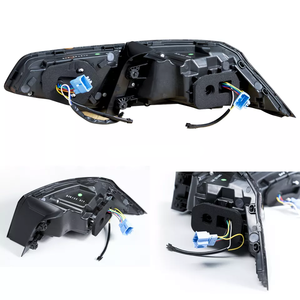 Feux arrière à LED DK Motion pour Volkswagen <span class=keywords><strong>VW</strong></span> <span class=keywords><strong>2016</strong></span>-2019 Passat B8 feu arrière feu arrière mobile + frein + virage + balayage 1 an de garantie - Product Image 2