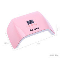 Lampe à ongles intelligente 120W 9S Pro Double source de lumière Machine de luminothérapie électrique avec 1 an de garantie