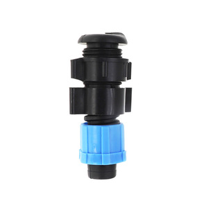 DaringFish 16/20 Conector de Engate Rápido com Anel de Tração para Fita Gotejadora de Três Vias/Cotovelo Gotejador em Plástico de Engenharia para Irrigação por Microaspersão - Product Image 3