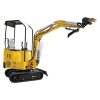Fossé de jardin Petites machines à creuser Accessoires seaux Pince rétro Machines de terrassement Tarières 1 2 3 4 tonnes Excavatrices Mini