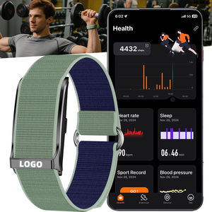 Rastreador de salud a prueba de agua a la moda, pulsera deportiva inteligente, Monitor de ritmo cardíaco, batería de larga duración, diseño personalizado para hombres y mujeres - Product Image 1