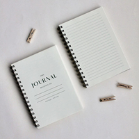 Carnet à spirale personnalisé en gros A5 A4 A6, couverture rigide en kraft, design imprimé artistique, pages intérieures sur mesure, impression cadeau, OEM ODM, faible MOQ