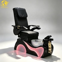 Fauteuils de pédicure professionnels de luxe Madamcenter sans plomberie, fauteuil inclinable pour soins des pieds avec bassin électrique sans tuyauterie