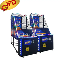 Machine de basket-ball à pièces d'occasion IFD pour adultes, jeux de tir à la balle, machine d'arcade de basket-ball à prix réduit