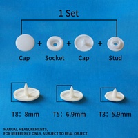 Kancing Tekan T5 Berkualitas Tinggi Harga Murah 12mm Kancing Tekan Pria Wanita
