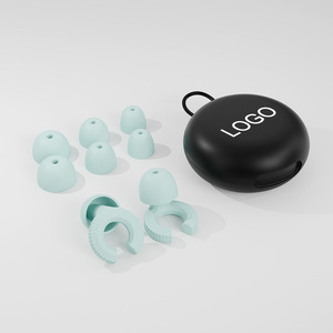 Écouteurs antibruit personnalisés avec logo, <span class=keywords><strong>bouchons</strong></span> d'oreille pour dormir, <span class=keywords><strong>protection</strong></span> <span class=keywords><strong>auditive</strong></span>, <span class=keywords><strong>bouchons</strong></span> d'oreille en silicone - Product Image 1